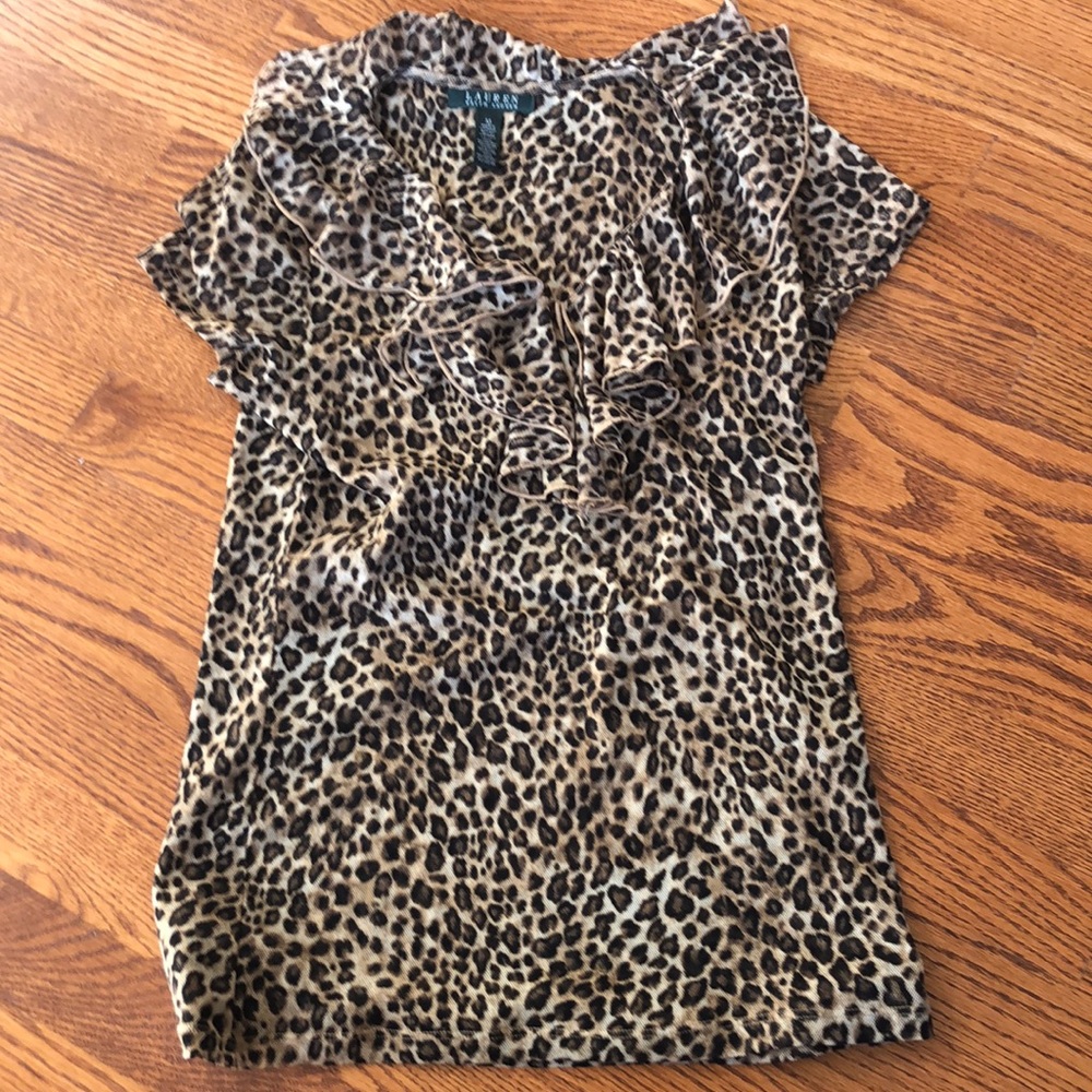 Cute leopard style top